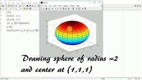 plot sphere matlab|sphere with radius matlab.